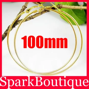 

(10% off on wholesale) 100mm Paparazzi Basketball Wives Large Big Hoop Earrings Big Circle Earrings