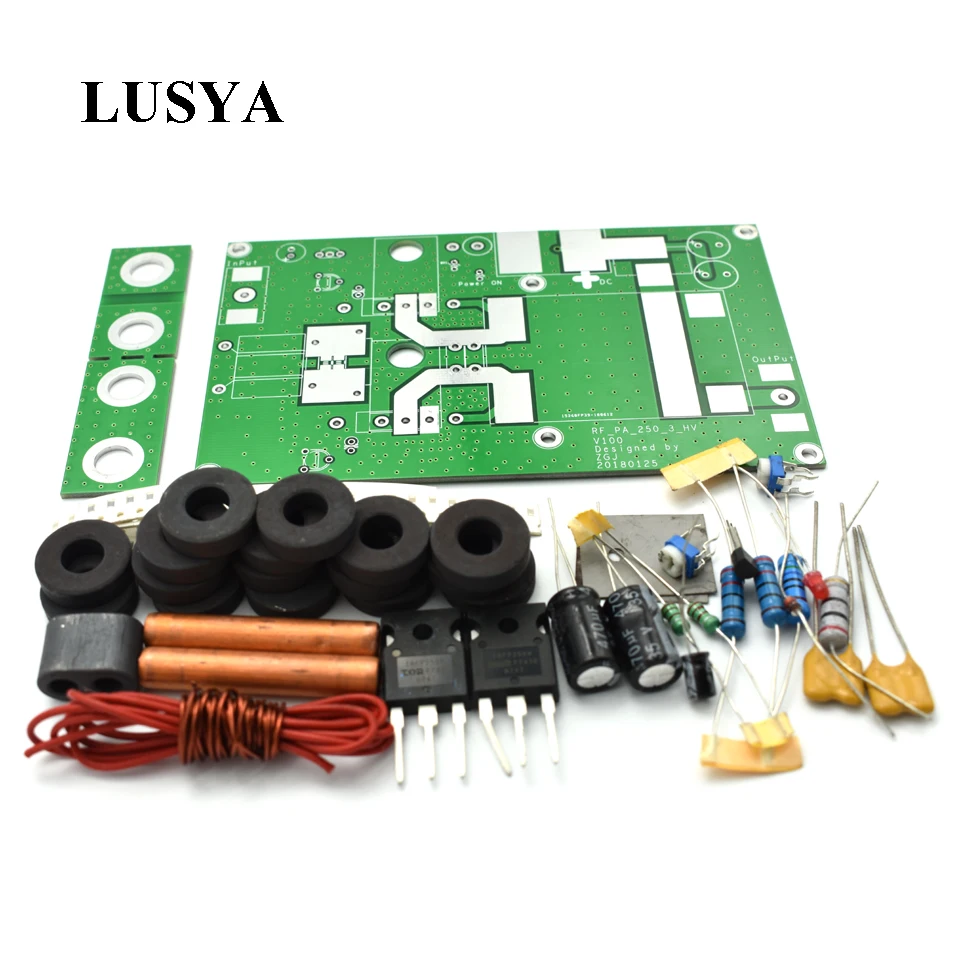 Lusya 180 Вт линейные Мощность Плата усилителя для трансивер домофон радио HF FM Ham DIY