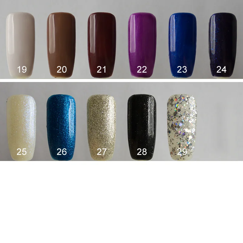 Vrenmol 1pcs Color Uv Led Nail Gel Polish Vernis Semi Permanent Top Base Coat Shining Colors Gel La