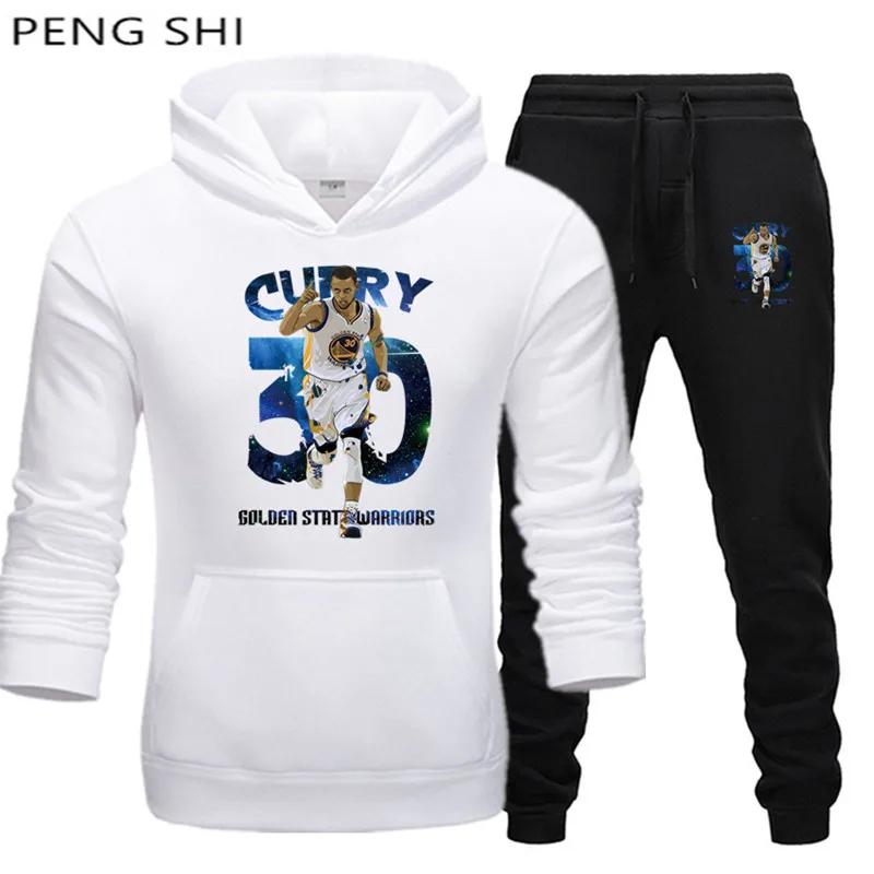 

Men hot Brand Clothes Hoodies+Pants Two Pieces Set Fashion Hooded Sweatshirts Sportswear Tracksuit Hoodie Autumn Sets New 2019