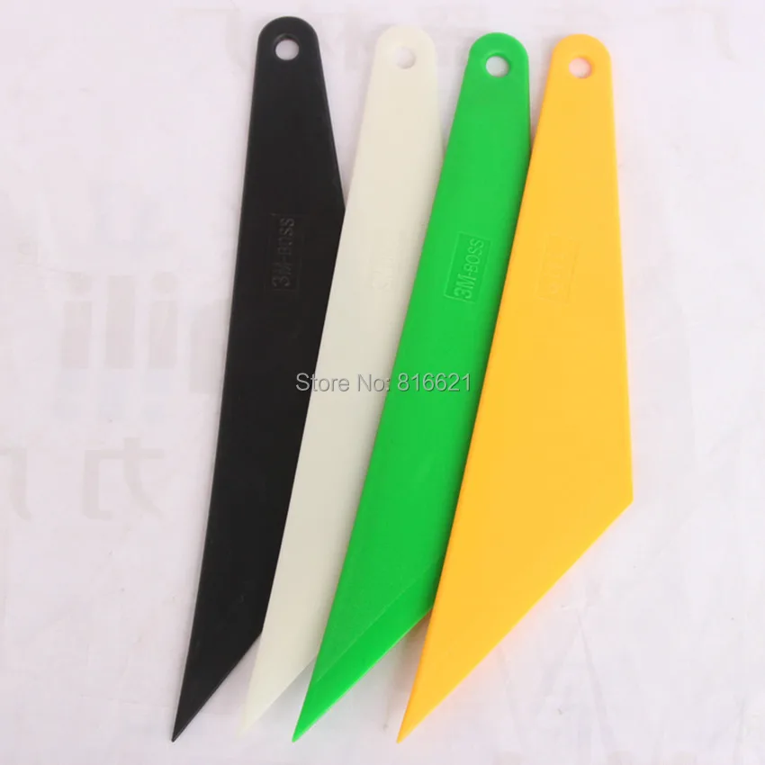 Qili QG-35 Car vinyl Film Sticker Wrapping Tool Pointed End Squeegee Scraper Tools High Temperature Resistant Pom 3