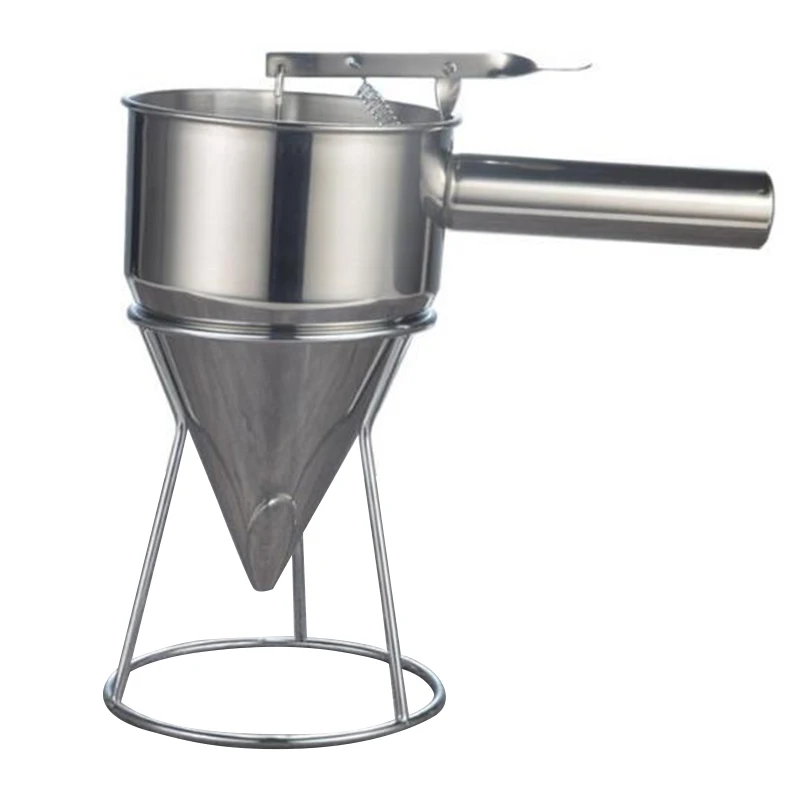Stainless Steel Donut Cupcake Waffle Batter Dispenser Funnel Pancake