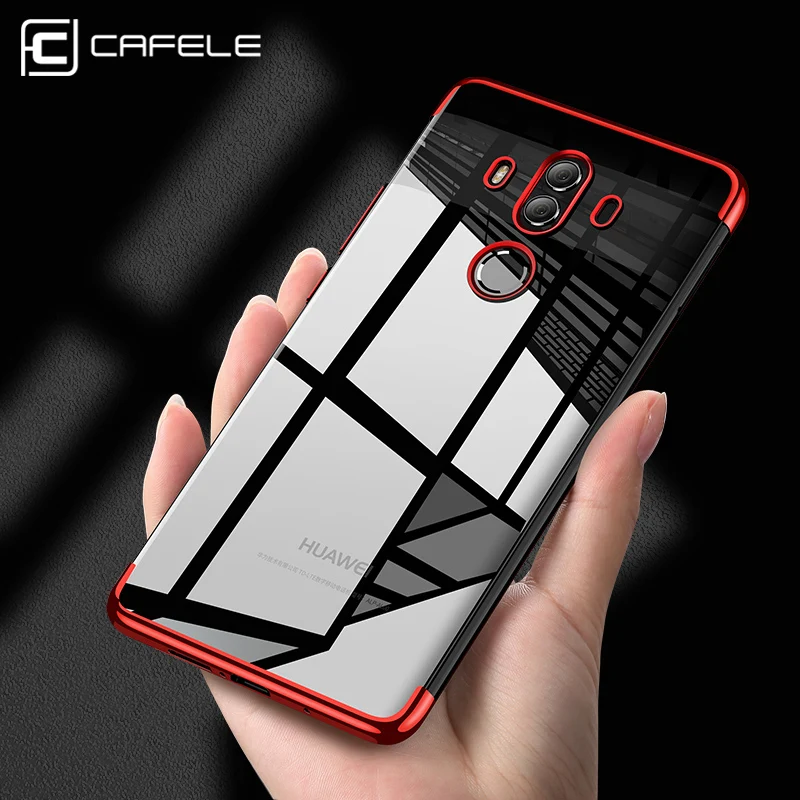 

CAFELE Transparent Plating case for huawei mate 10 pro cases Ultra thin soft TPU electroplate shining case for huawei mate 10