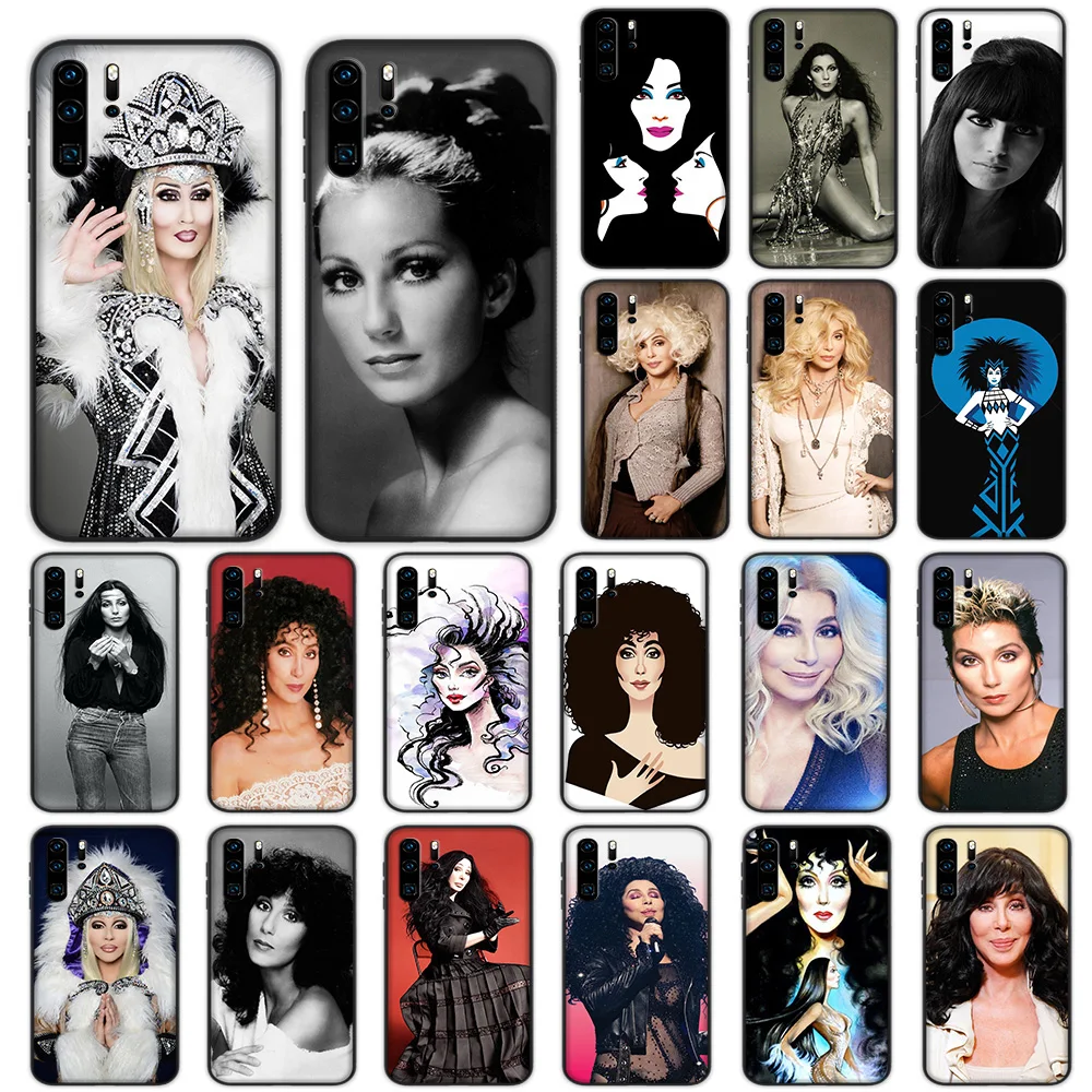 

Cher Cherilyn Sarkisian Soft Case for Huawei P30 P20 P10 Lite Pro P Smart 2019 Cover