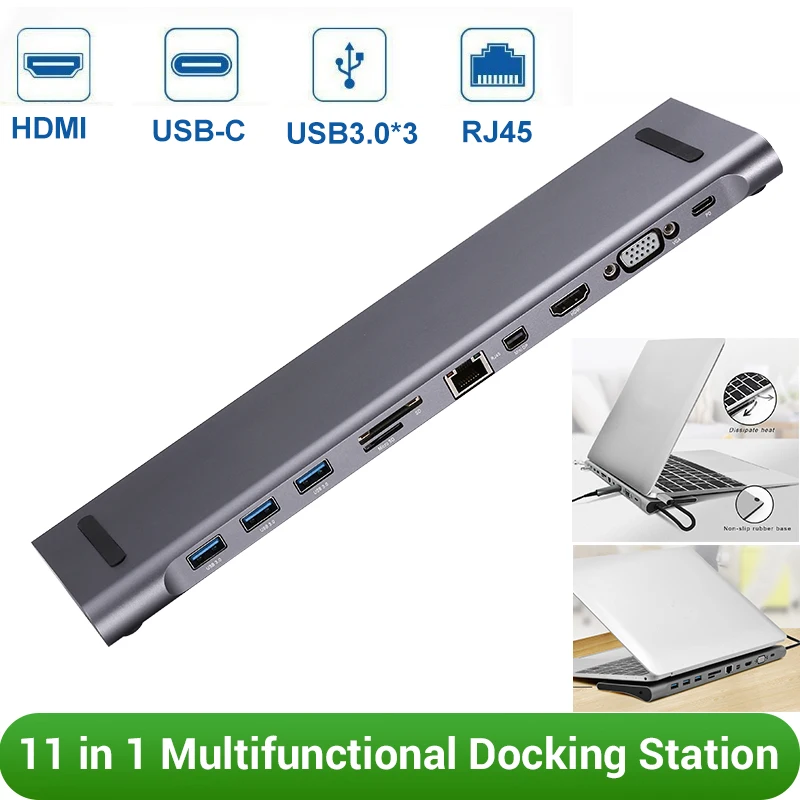 

Type-c Docking Station Expansion Usb Adapter For Surface Matebook13 notebook Phone HDMI Accessories Apple Computer Mac Converter