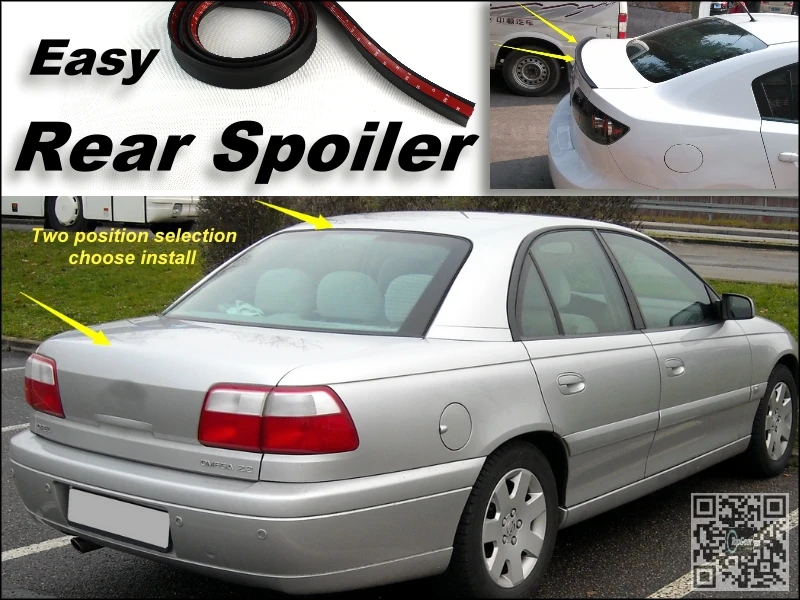 

Root / Rear Spoiler For Opel Omega B1 B2 Trunk Splitter / Ducatail Deflector For TG Fans Easy Tuning / Free Modeling