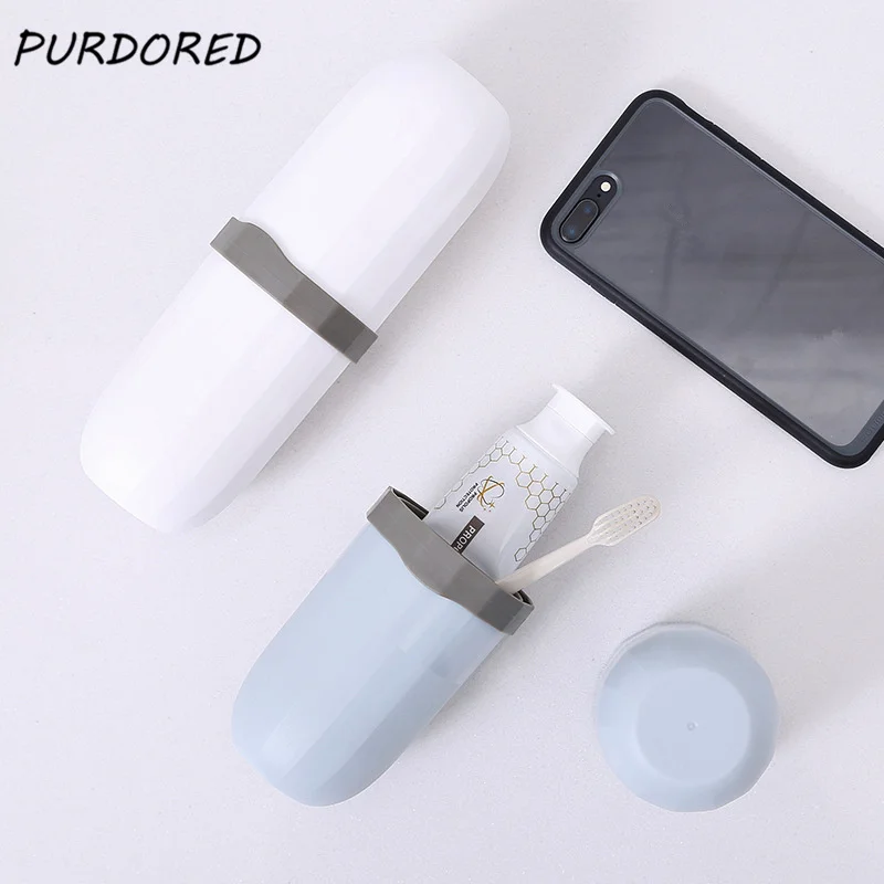 Purdored 1 Pc Portable Toothpaste Toothbrush Holder Case Packing Organizer Storage Cover Travel Accessories Dropshipping huismerk kopen in de aanbieding Purdored 1 Pc Portable Toothpaste Toothbrush Holder Case Packing Organizer Storage Cover Travel Accessories Dropshipping huismerk kopen in de aanbieding