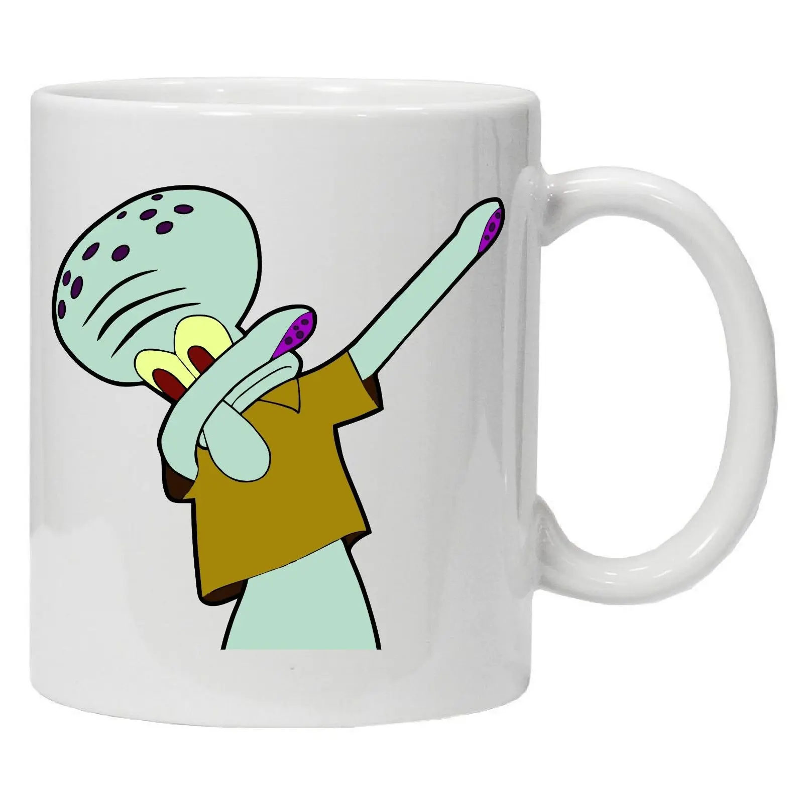 

Squidward Dabbing Spongbob Squarepants Inspired Tea Coffee Mug