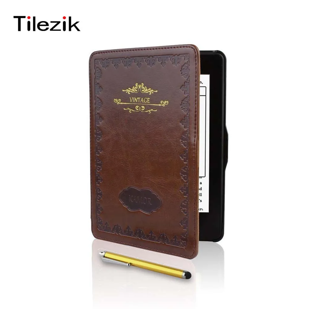 Для amazon Kindle paperwhite 1 2 3 2015 2014 2013 2012 чехол Ultra Slim case для планшета 6 дюймов Shell с сна и