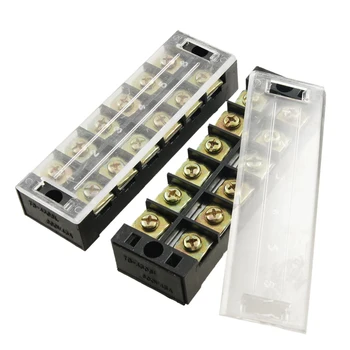 

2 Pcs 45A Plastic Housing 6 Position Wire Connector Barrier Terminal Blocks