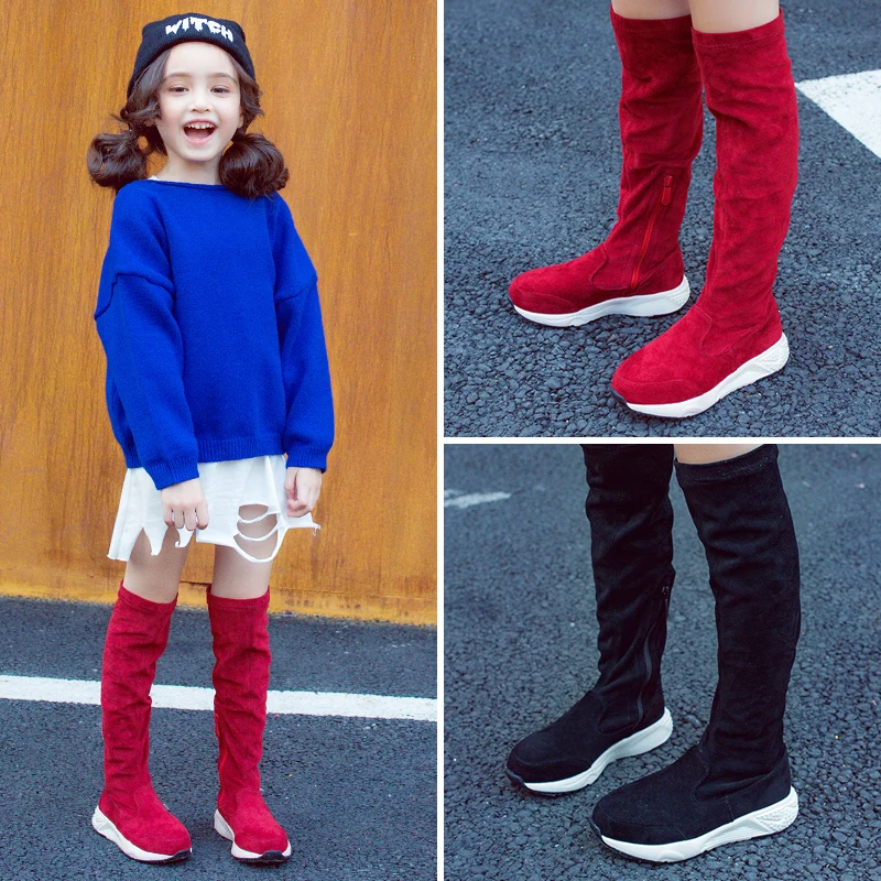 little girl knee high boots