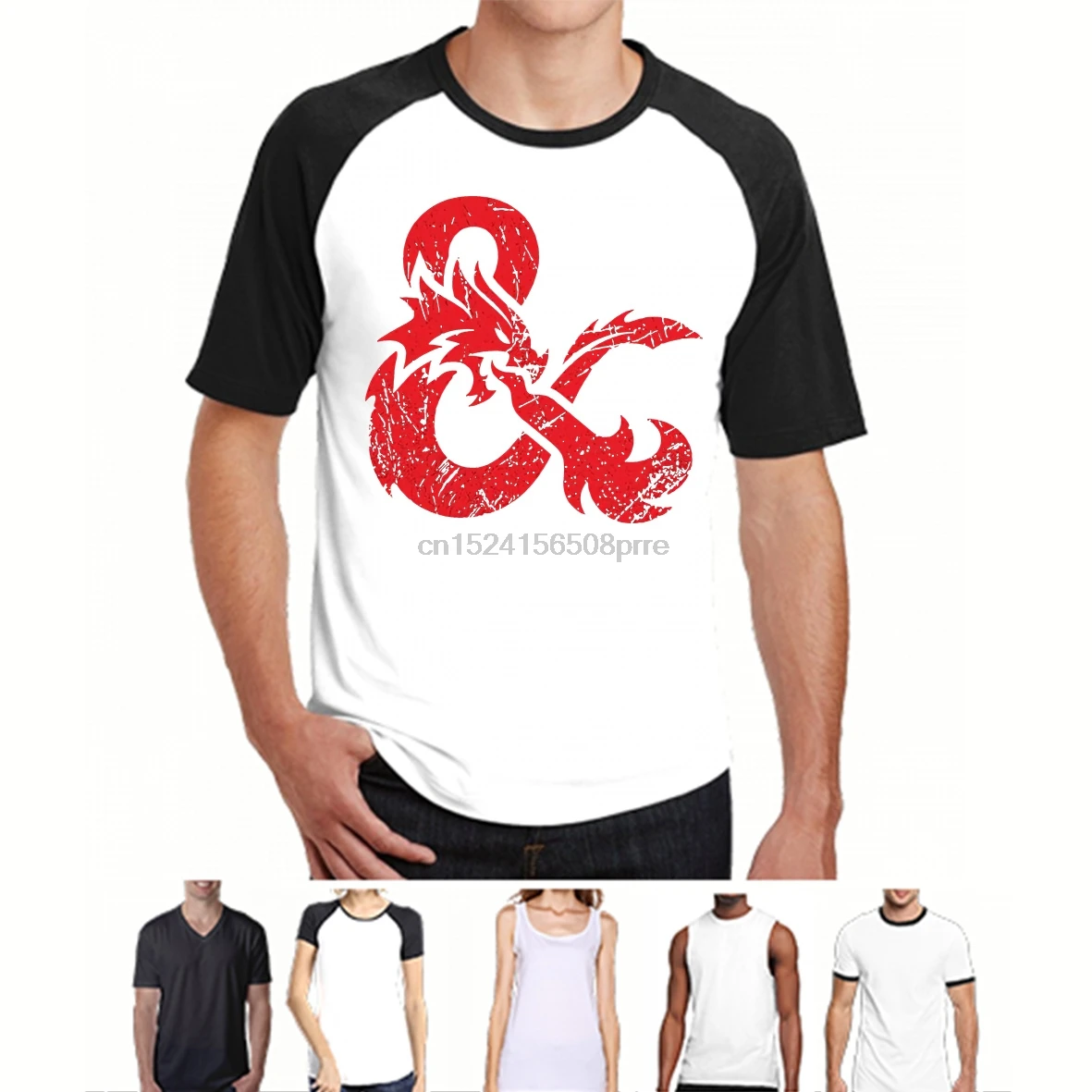 

DUNGEONS DRAGONS LOGO T-shirt S - 3XL Rpg Role Playing Print MENS T Shirt Casual Short Sleeve for Men Clothing Summer