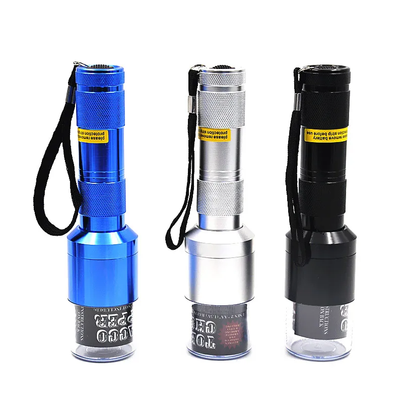 Electric Automatic Metal Herb Grinder With Screen Hand Crank