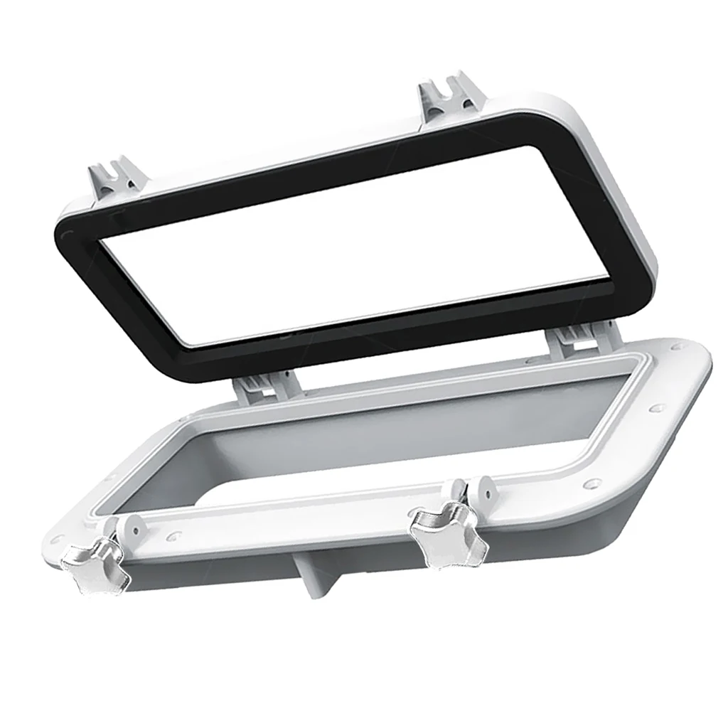 Replacement Boat Marine RV Flush Rectangle Opening Portlight Window