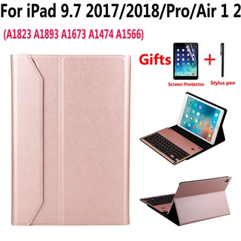 

Detach Bluetooth Keyboard Case Cover for New Apple iPad 9.7 2017/2018 5th/6th Generation 5 Air Air1 6 Air 2 Air2 Pro 9.7 Funda