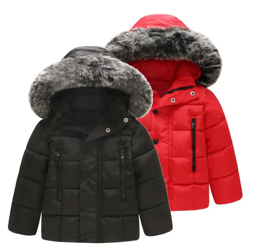 Модная куртка для маленьких мальчиков; коллекция года; детская одежда; зимняя верхняя одежда; детская одежда; толстовки с капюшоном для мальчиков 1-6 лет; пуховое пальто; куртки для мальчиков