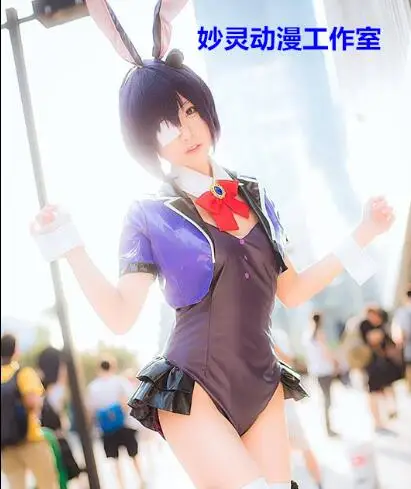

Chuunibyou demo Koi ga Shitai! Rikka Takanashi Cosplay Costume Bunny Version Halloween Uniform Outfit Custom-made