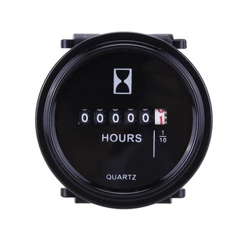 

Hour Meter Tach Counter Portable Tachometer Round Waterproof Gauge Timer Accumulator For Motorcycle Car Marine Boat Engine