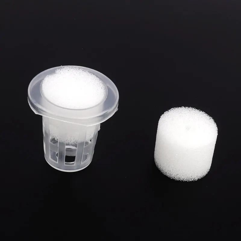 150pcs 25mm*20mm Garden Hydroponic Sponge Soilless Cultivation Vegetable Seedling Sponge Agricultural Hydroponic Basket