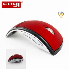 CHYI Беспроводная складная компьютерная мышь эргономичная дуговая оптическая Складная Usb Mause 2,4G Портативная ПК мышь для ноутбука microsoft Apple