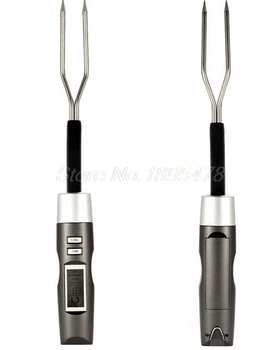

20PCS Fork-styled Food Thermometer with Safety Caps LCD Programmed Digital Oven Grilling Roasting BBQ Meat Thermometer