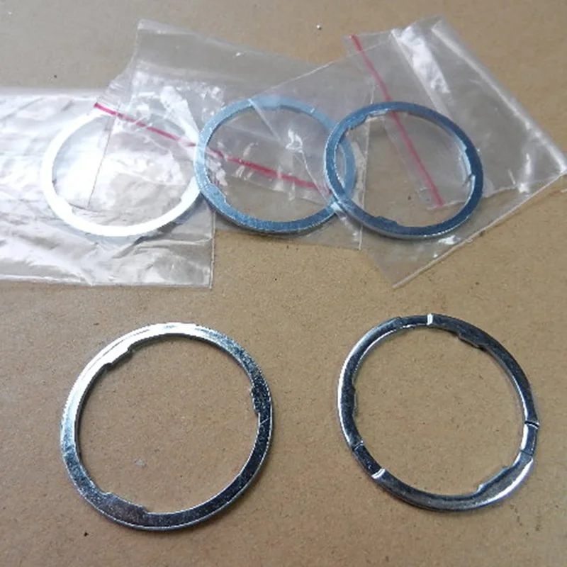 5pcs 1.85mm 2.0mm Bicycle Cassette Low Spacer Hub Cog Ring for 11 12 Speed Wheels Sprocket Shim bicycle cassette