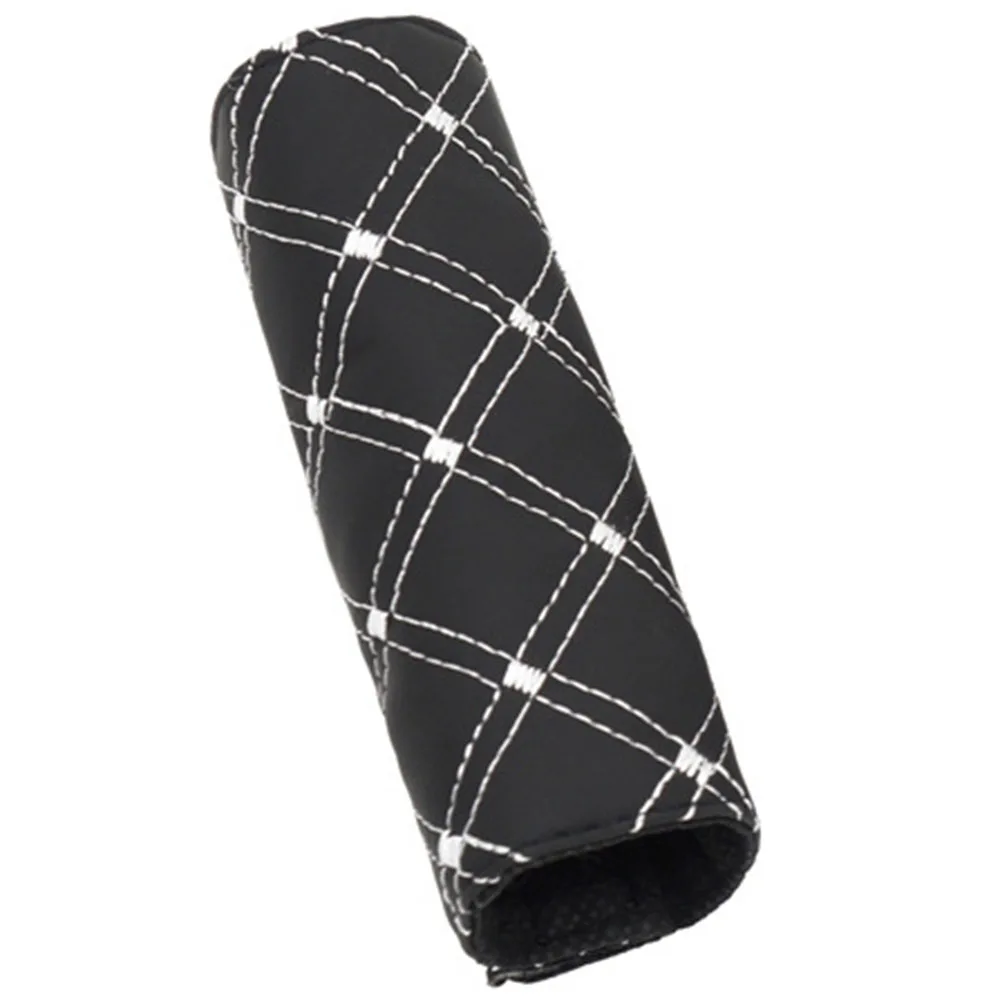 2Pcs/Set Faux Leather Gear Knob Cover Hand Brake Cover Gear Case Car Interior Decor Gear Shift Collars New Hot Sale