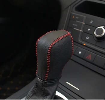 

1pc for MG GS 2015-2017 A/T gear cover top Layer leather hand sewn