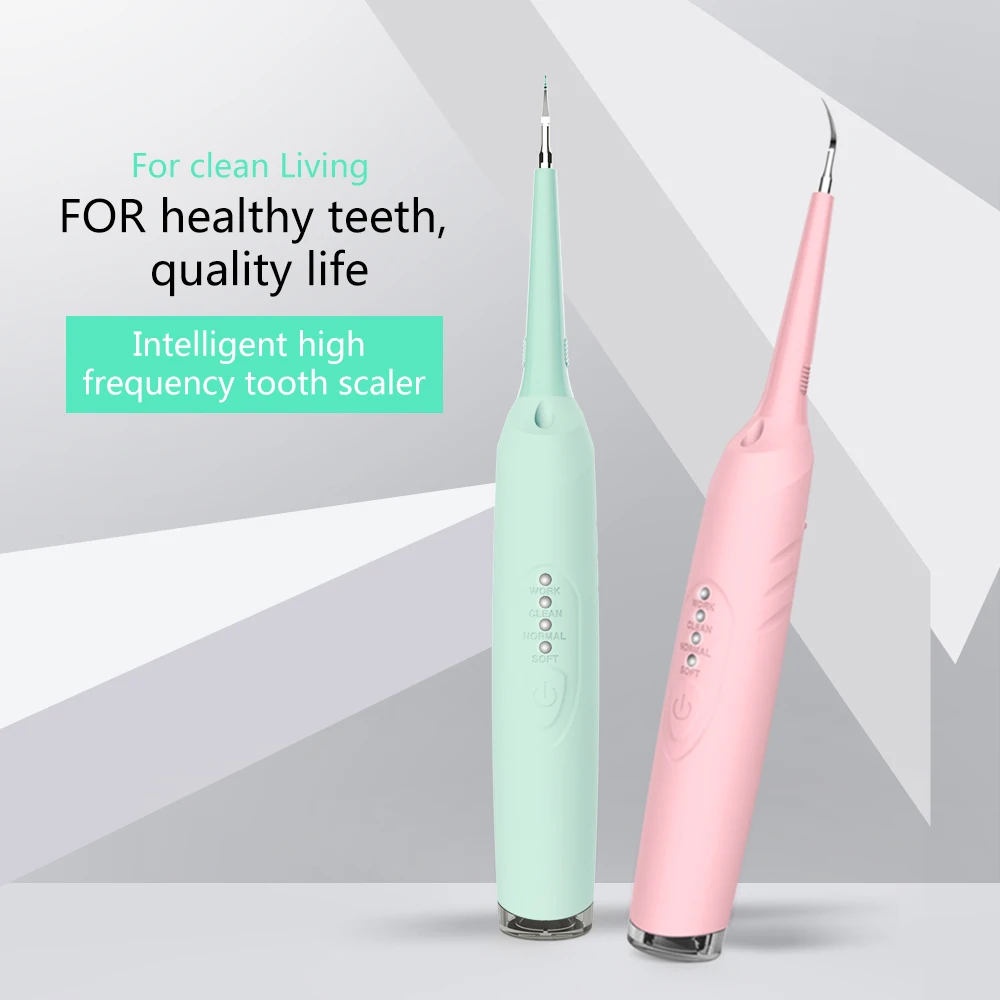 

Dental Scaler Machine 3 Modes Tooth Cleaner Rechargeable Silicone USB Sonic Electric Teeth Brush Calculus Remover Dentist Tool