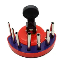 Diamond Ceramic Tile Glass Hole Saw Guide Openings Locator +Sucker with 7pc 4 5 6 7 8 10 12mm Masonry Drill Bit Set