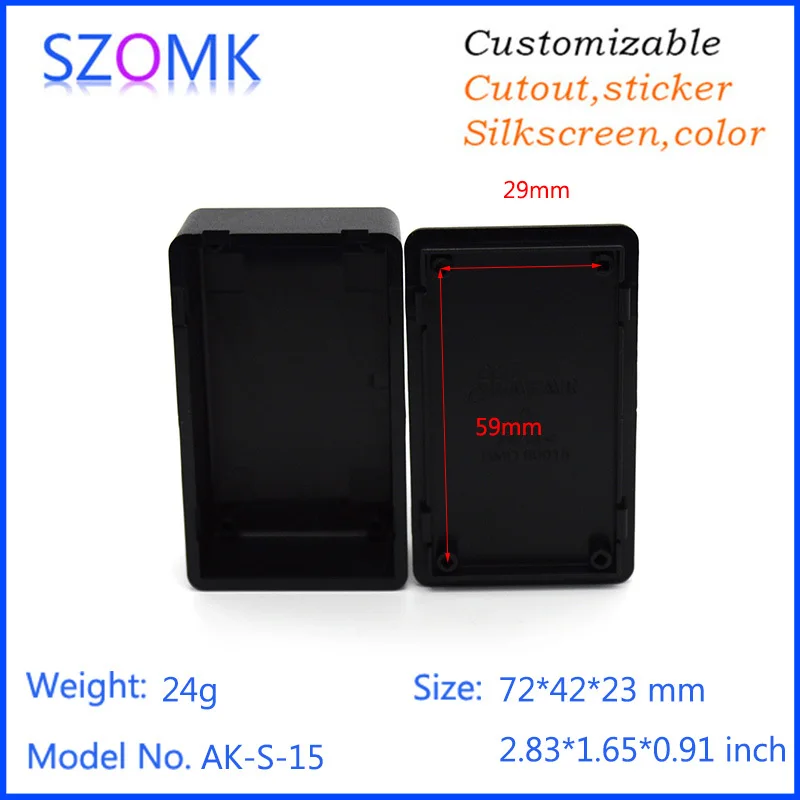 plastic enclosure for electronics control box szomk diy enclosure junction box plastic housing small abs instrument enclosure distribution box black plastic box enclosure electronics case   (15).jpg