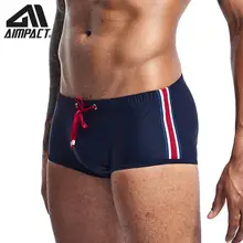 Мужские новые купальники модные сексуальные шорты для плавания для отдыха мужские пляжные шорты для серфинга спортивные трусы для плавания ampact AM8147