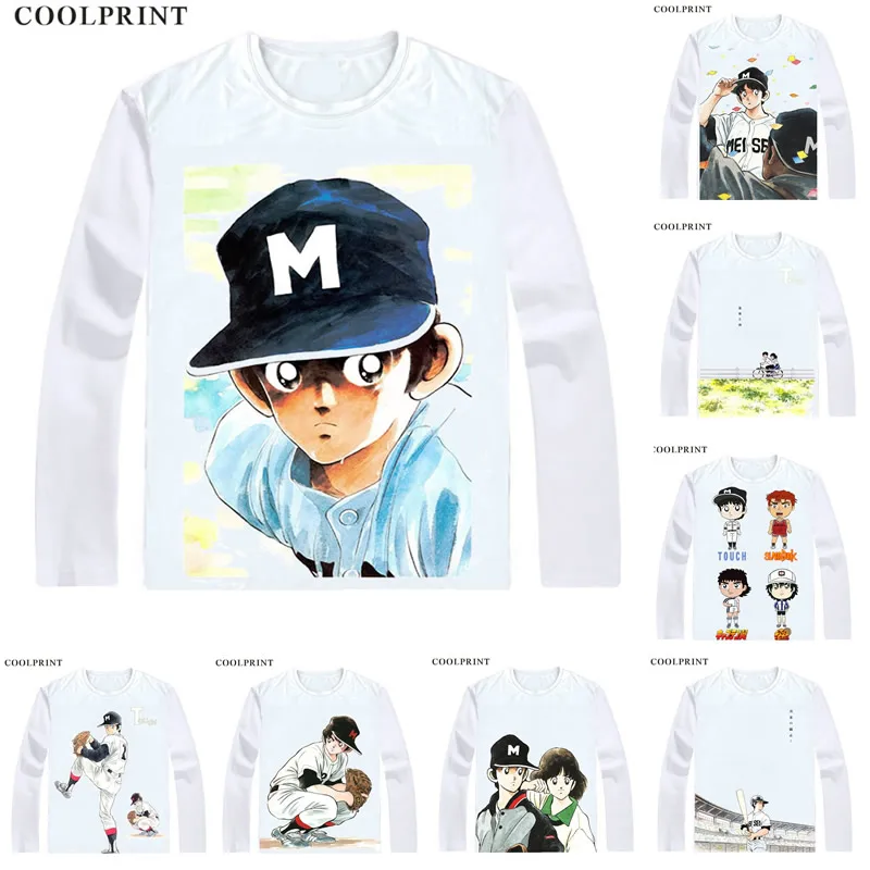 Touch Tatchi Tatsuya Uesugi Shirts Long Sleeve Shirts Anime Kazuya Uesugi Touch Tankobon Tatsuya Kazuya And Minami Cosplay Shirt T Shirts Aliexpress