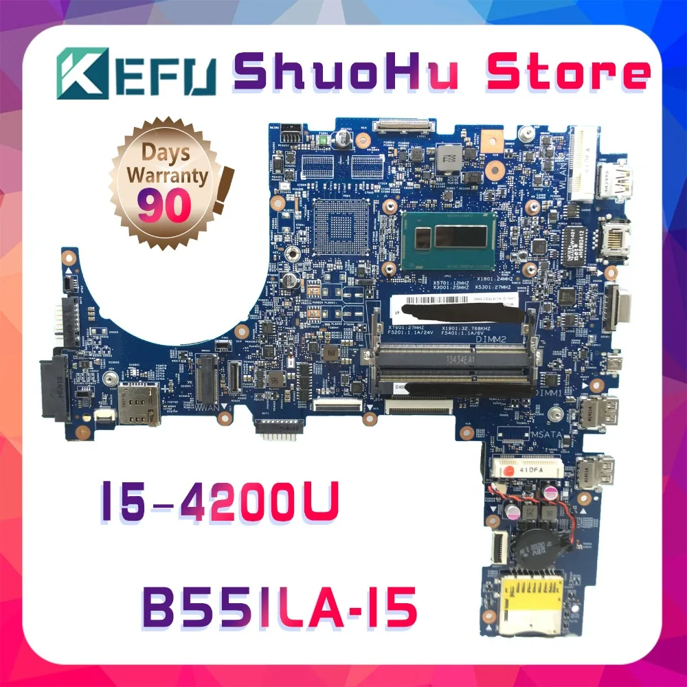 

KEFU For ASUS B551LA B551LJ B551L B551LG laptop motherboard tested 100% work original mainboard
