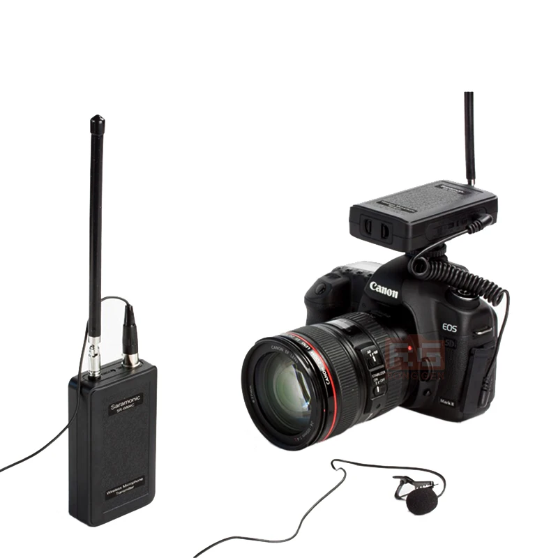 Saramonic SR-WM4C Lavalier беспроводной микрофон для Canon Nikon sony DSLR камеры Видеокамера Panasonic GoPro Hero 4 3 3+ действие