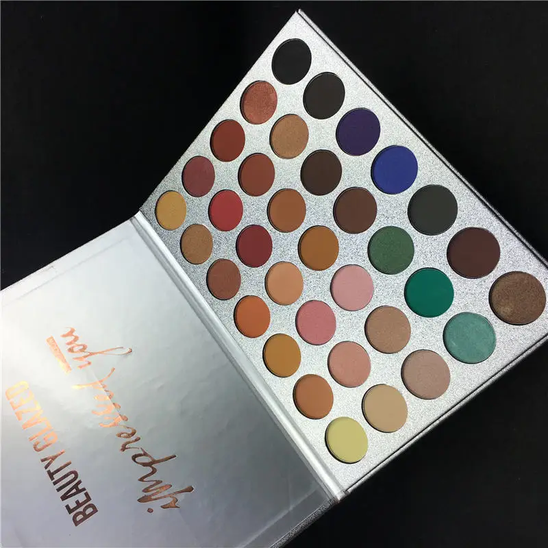 

35 Colors Eyeshadow Palette Shimmer Matte Makeup Pallete Women Eyeshadow Matte Pigment Palette Makeup Eye Shadow By Beauty Glaze