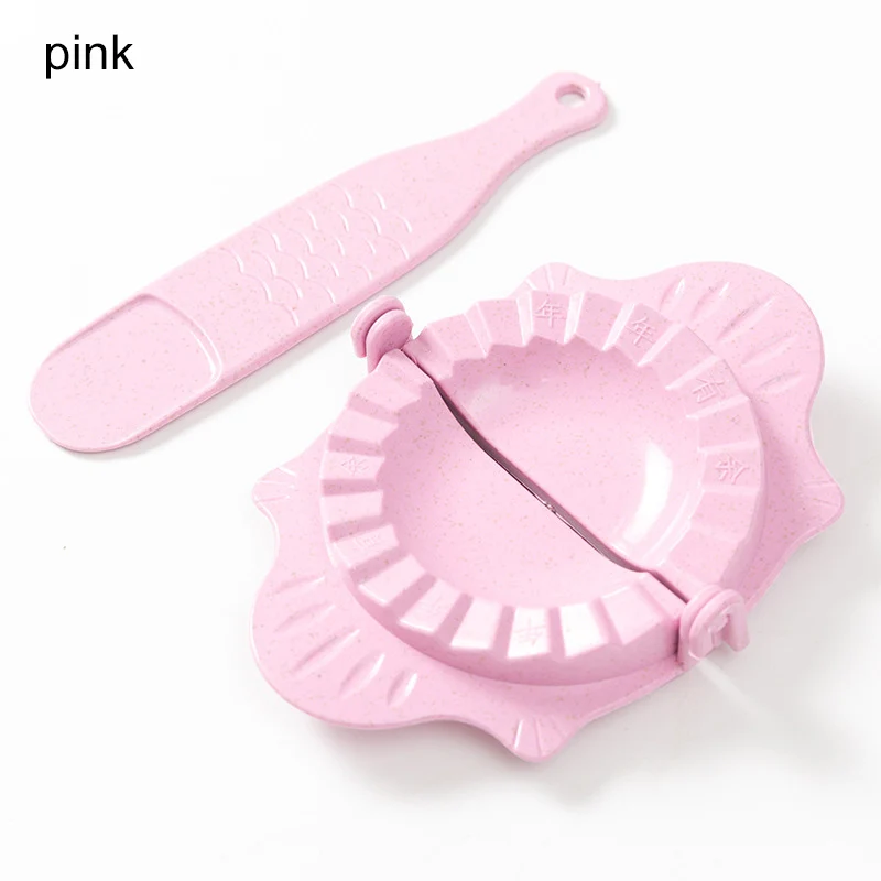 Baking Tools Portable PP Wheat Straw Dumpling Mold Clips Dumpling Maker Device 1Pc Kitchen Accessories Jiaozi Pierogi Mold