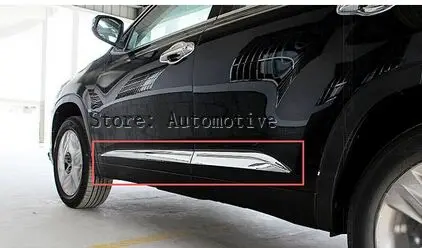 

4pcs ABS Chrome Body Side Door Moldings Trim Cover For Toyota Highlander 2014 2015 2016 2017