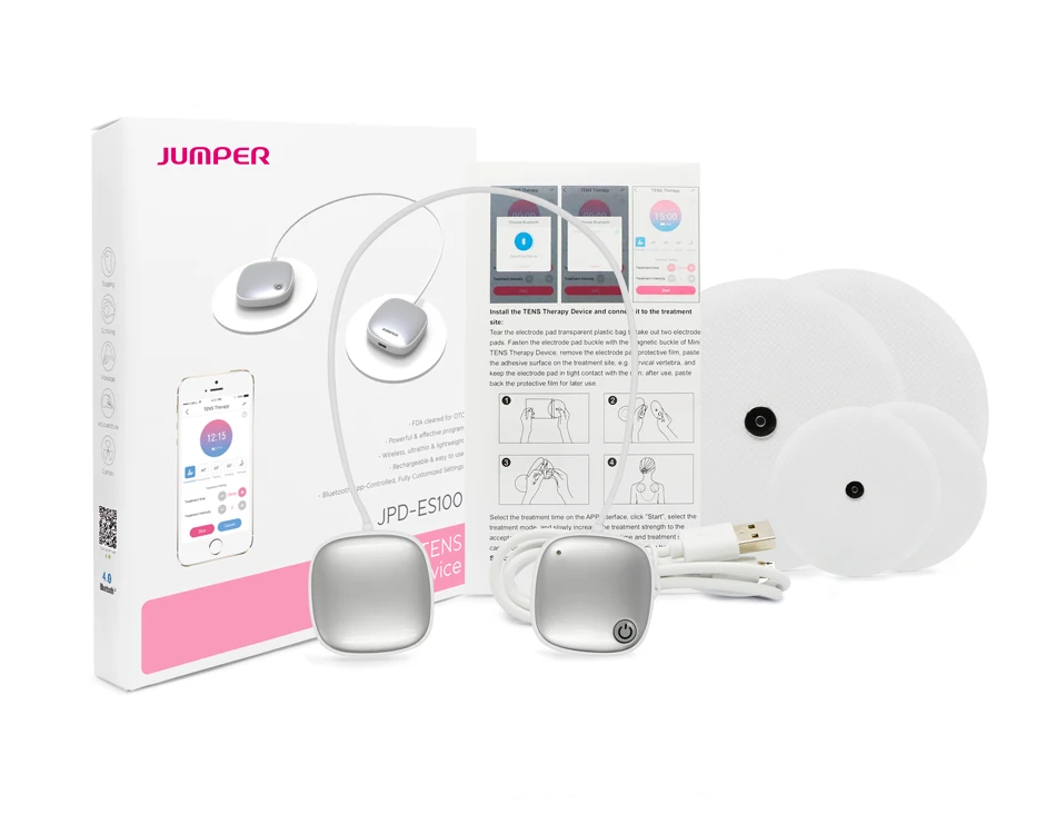 JUMPER Health Care Tool Mini TENS Therapy Device muscle stimulator Massager Electroacupuncture therapy machine JPD-100ES    (15)