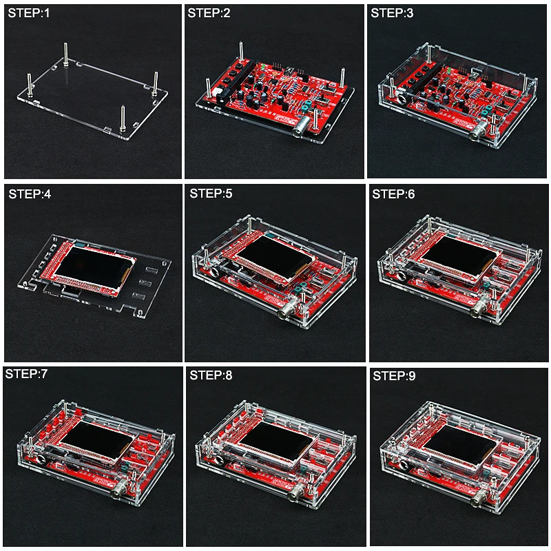 DSO138 2 4 дюйма цифровой осциллограф TFT Kit детали сделай сам для осциллографа набор