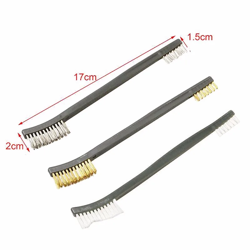 3pcs/Set Hunting Brush Cleaning Kit for Hunting Tactical Shortgun Rifle Cleaning Tool 3pcs/Set Hunting Brush Cleaning Kit for Hunting Tactical Shortgun Rifle Cleaning Tool