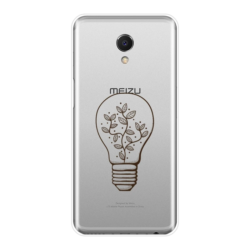 Мягкий силиконовый светильник для Meizu M6 M6S M6T M5 M5C M5S M3 M3S M2|Бамперы| |
