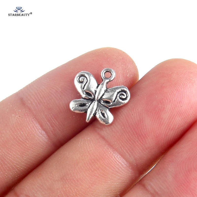 

Starbeauty 10pcs Mini Butterfly Fashion Jewelry Making Accessories Bracelet Component Body Jewelry Findings Ear Piercing Parts