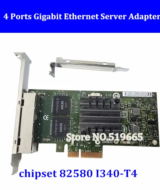 Intel I340-T4 E1G44HT E1G44HTBLK Gigabit Ethernet Quad Port Server Adapter US