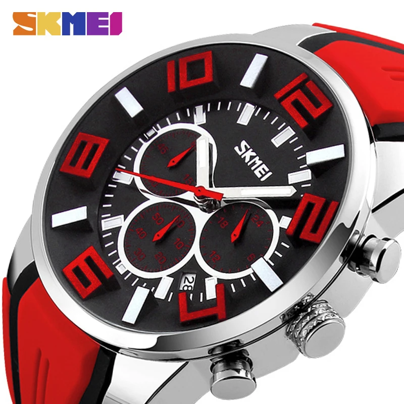 Prix pour 2017 Mode Chronomètre Montre Top marque De Luxe Montres Hommes bracelet En Silicone montres pour hommes étanche Quartz-montre Horloge homme Prix pour 2017 Mode Chronomètre Montre Top marque De Luxe Montres Hommes bracelet En Silicone montres pour hommes étanche Quartz-montre Horloge homme