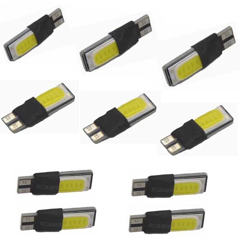 

10 шт. T10 LED 194 168 W5W Высокое качество COB внутренняя лампа освещения парковки резервные стоп-сигналы Автомобильные светодиодные лампы белые