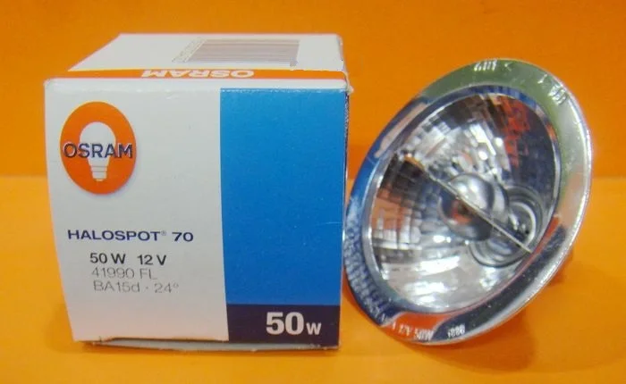

osram 41990 FL 50W 12V BA15D 24degree halogen lamp free shipping SLOVAKIA aluminum reflectors