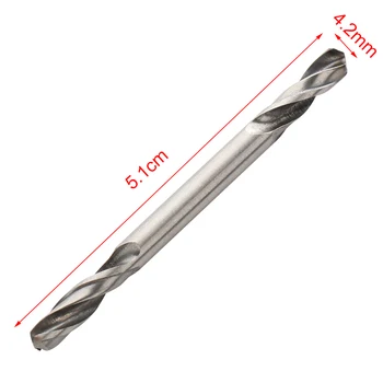 

4.2mm Hss Accurate Positioning High Speed Steel Mill Drills Bits Double Ended Twist Drill Bit End Set Wood/ Metal Working Tool