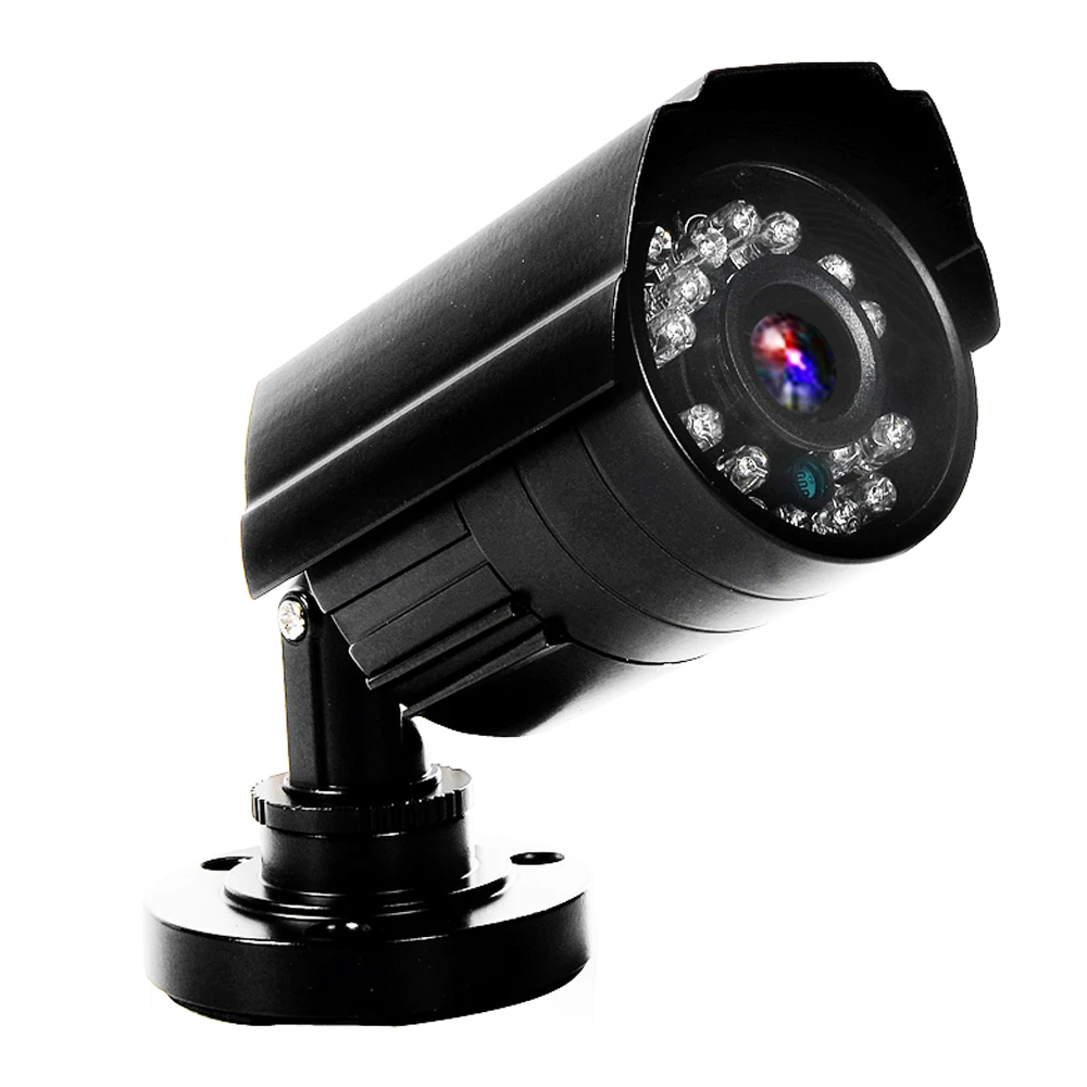 Металлическая мини камера видеонаблюдения HD 1/3cmos 1200TVL с ИК подсветкой 24