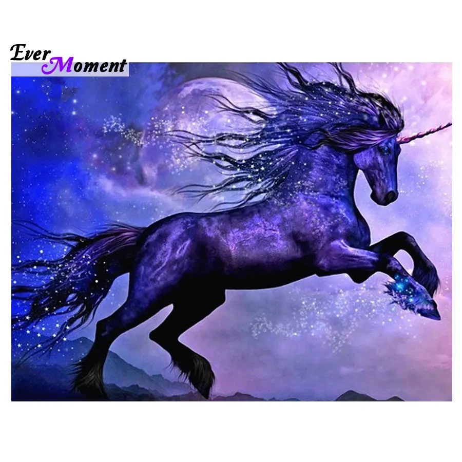 

BEST 5D Diamond Cross Stitch Wall Paiting Wall Sticker DIY Unicorn Diamond Painting Cross-Stitch Embroidery Home Decor ASF520